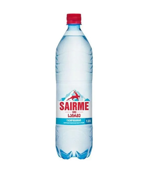 Kullsyreholdig naturlig mineralvann fra Georgia Sairme, 1L