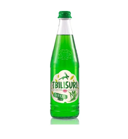 Kullsyreholdig lemonade Tarhun i glass Sairme, 0,5L