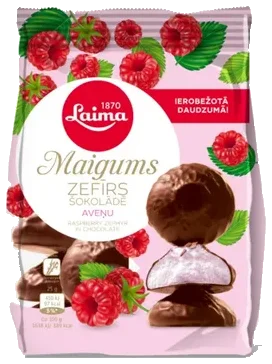 Sefyr Bringebær i Mørk Sjokolade Maigums LAIMA, 175g