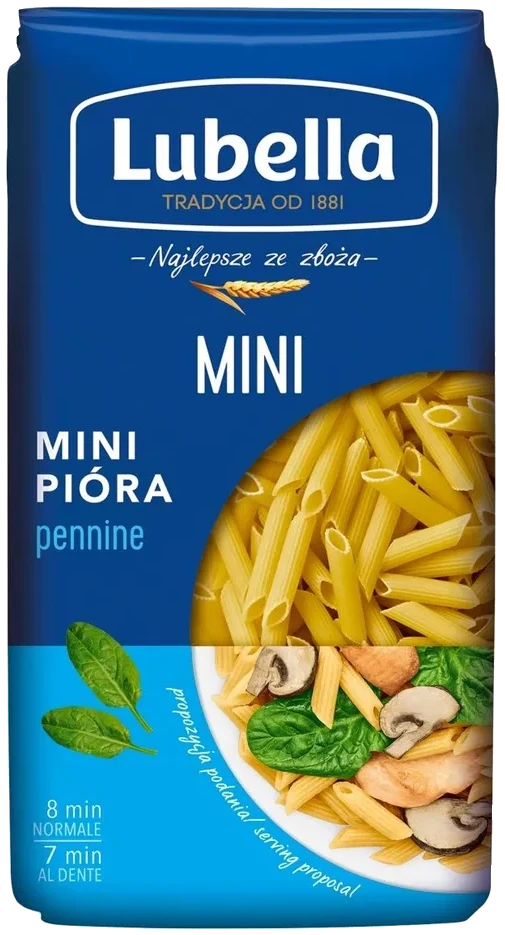 Pasta Mini penne Lubella 400g