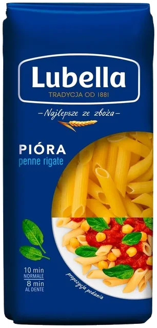 Pasta penne rigate Lubella 400g