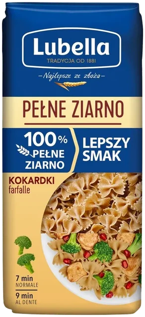Pasta fulkorn sløyfer Lubella 400g