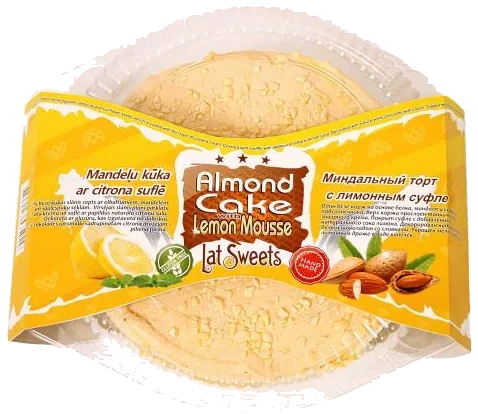 Mandel kake med sitron-soufflé Latsweets 500g