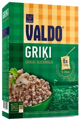 Valdo Bokhvete i puser, 1kg (8x 125g)