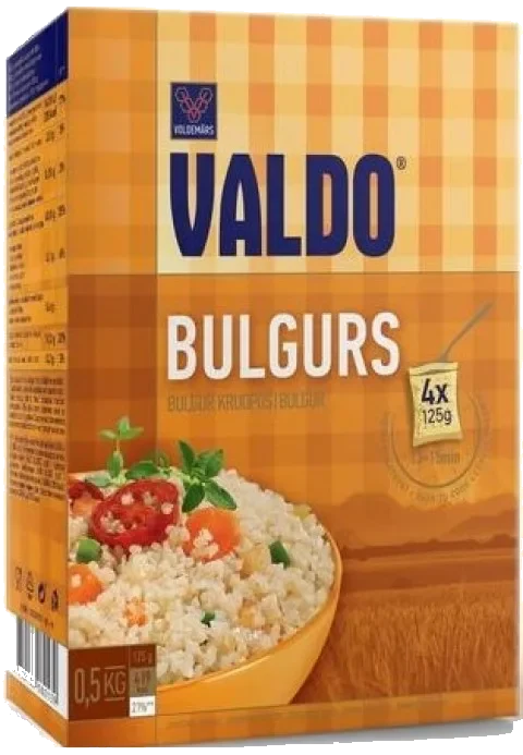 Bulgur i puser VALDO, 500g (4x 125g)