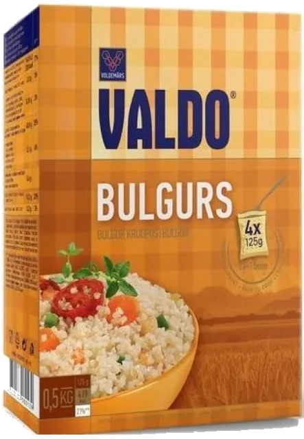 Bulgur i puser VALDO, 500g (4x 125g)