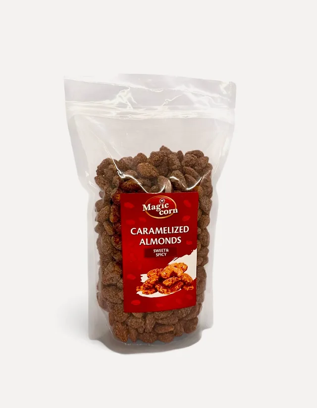 Karamelisert mandler sweet&spicy Magic Corn 800g