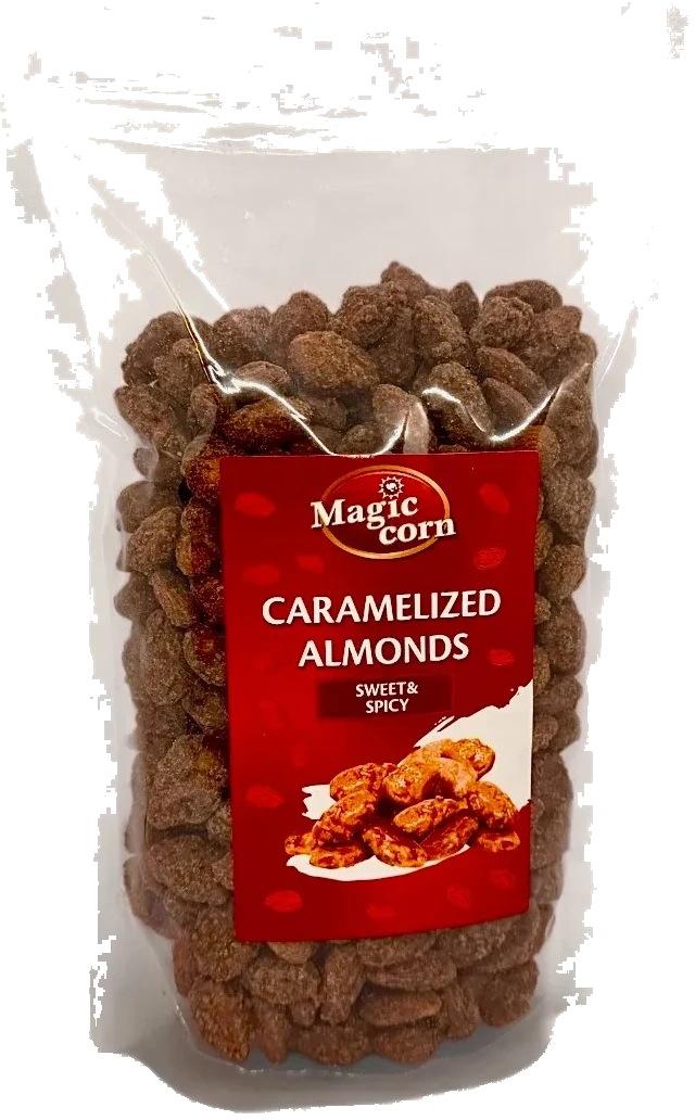 Karamelisert mandler sweet&spicy Magic Corn 800g
