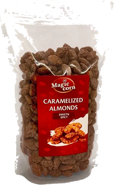 Karamelisert mandler sweet&spicy Magic Corn 800g
