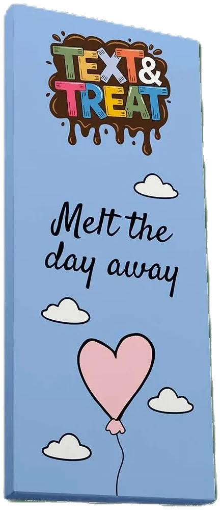 Melke sjokolade Melt the day away T&T 85g