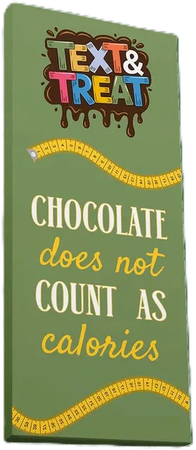 Melke sjokolade Chocolate doesn't count as calories T&T 85g