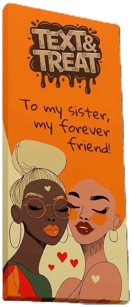 Melke sjokolade To my sister, my forever friend T&T 85g