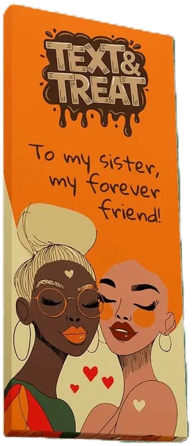 Melke sjokolade To my sister, my forever friend T&T 85g