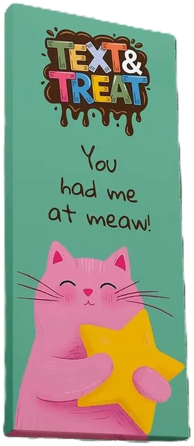Melke sjokolade You Had Me At Meow T&T 85g