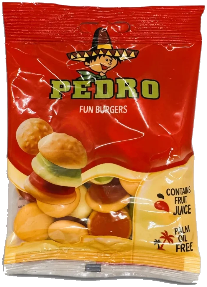 Gelégodteri Burger Pedro 80g