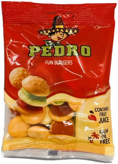 Gelégodteri Burger Pedro 80g