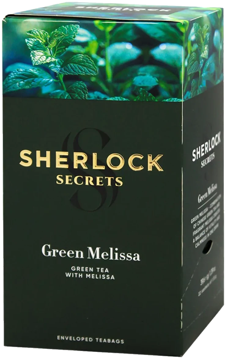 Sherlock Secrets Green Tea with Melissa 1.8gx22