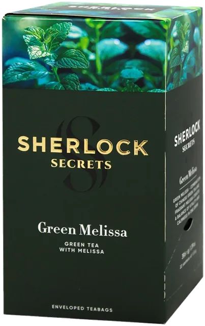 Sherlock Secrets Green Tea with Melissa 1.8gx22