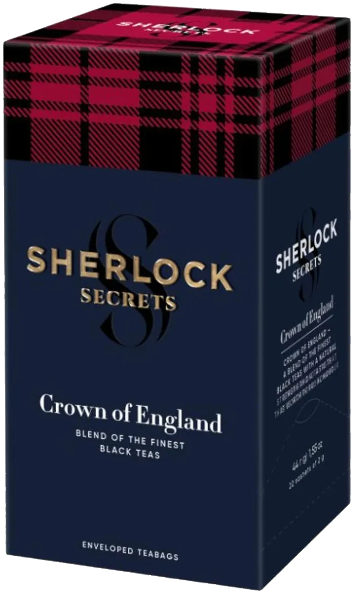 Sherlock Secrets Crown of England Black Tea 2gx22
