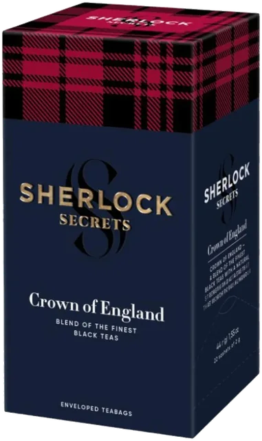 Sherlock Secrets Crown of England Black Tea 2gx22