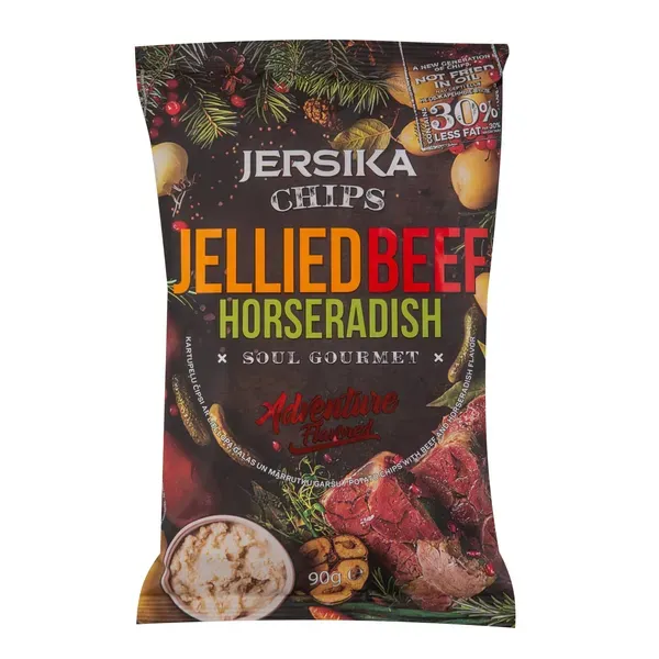 Potet chips med krabbe og sjø krydder  smak Jersika 90g (kopi)