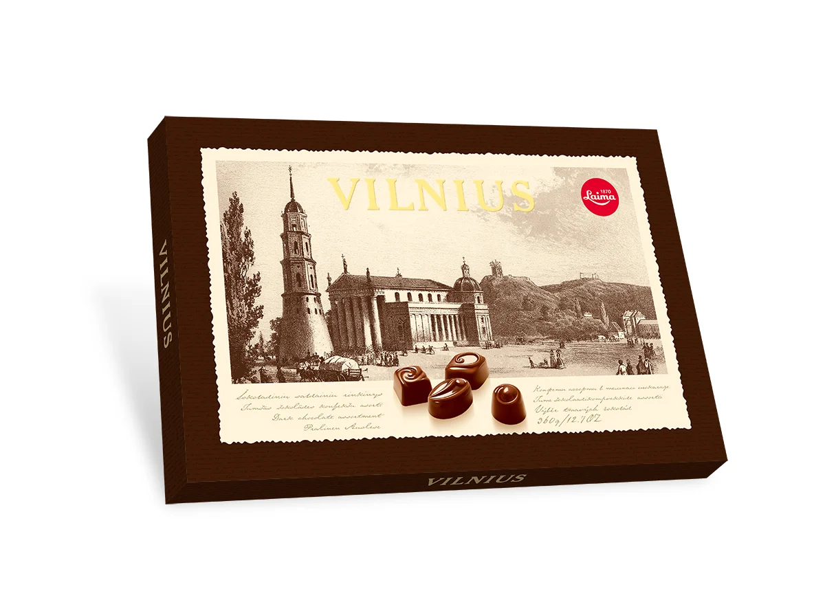 Laima Vilnius sjokoladekonfekt med likørfyll 180g (kopi)