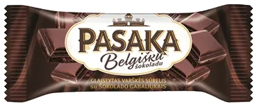 Pasaka Glasert ostemasse med sjokoladebiter og belgisk sjokolade, 40g
