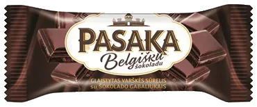 Pasaka Glasert ostemasse med sjokoladebiter og belgisk sjokolade, 40g