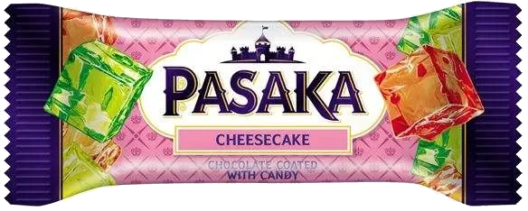 Glasert Ostemasse med marmelade PASAKA, 40g