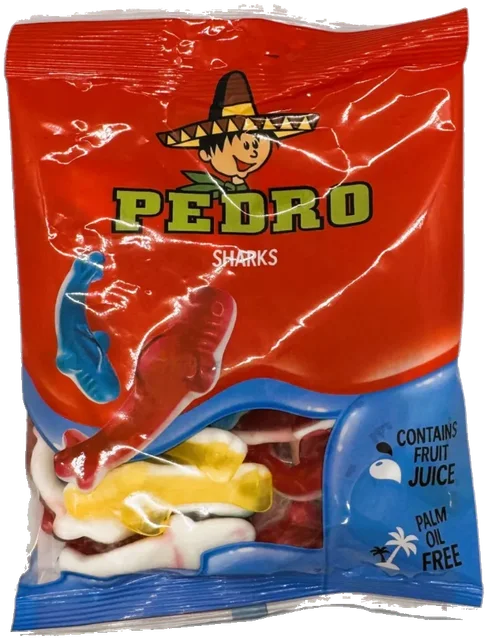 Gelégodteri Sharks Pedro 80g