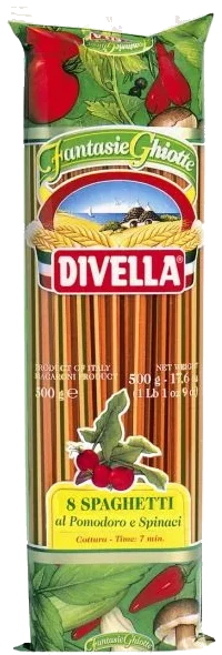 Divella Spaghetti pomodoro/spinaci, 500g